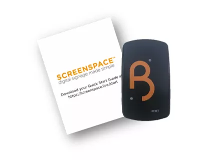 Digital Signage Package example